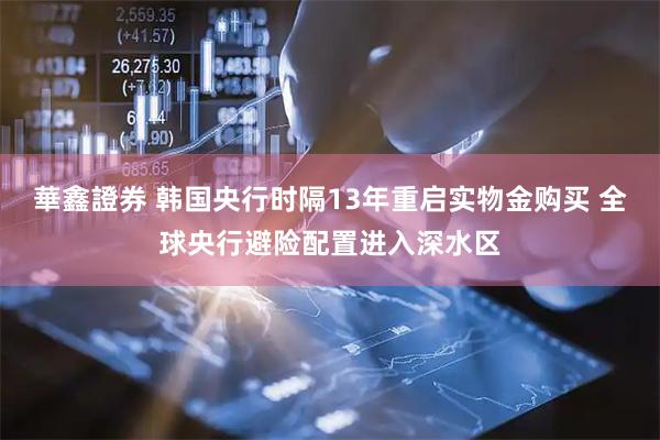 華鑫證券 韩国央行时隔13年重启实物金购买 全球央行避险配置进入深水区